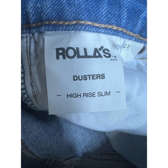 Free People Rolla's Duster High Rise Slim Jeans Size 25 in Old Stone - Picture 9 of 11